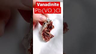 Vanadinite  A Beautiful Red Mineral [upl. by Yblok]