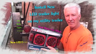 How to Install and upgrade to LED lights on a trailer [upl. by Neeka]