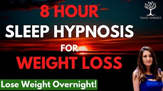 Sleep Hypnosis for Weight Loss amp Exercise Motivation Subliminal Voice Hypnosis  Dark Stream [upl. by Trebbor660]