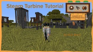 Minecraft Immersive Engineering Steam Turbine Tutorial [upl. by Hemetaf]