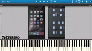 CLASSIC iPHONE RINGTONES IN SYNTHESIA [upl. by Yanrahc67]