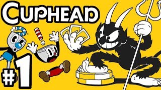 CUPHEAD  Mugman  2 Player CoOp  Gameplay Walkthrough PART 1 “Don’t Deal With The Devil” [upl. by Ramberg998]