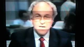 Crash of 1987 Live news reports of Stock Market Crash [upl. by Esinej373]