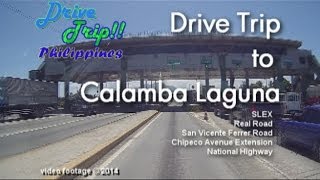 Drive Trip Philippines  Calamba Laguna going near Los Baños [upl. by Publia736]