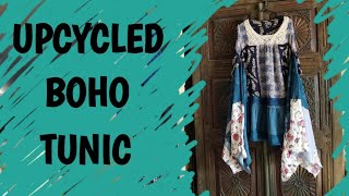 Upcycled Boho Tunic Tutorial [upl. by Ettenyl574]