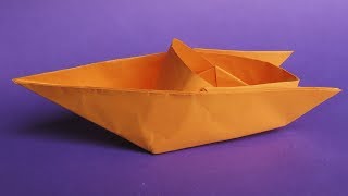 Como hacer un Barco de Papel Fácil ORIGAMI  How to Make a Paper Ship [upl. by Chemush]