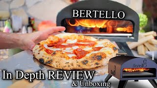 BERTELLO PIZZA OVEN Wood amp Gas  In Depth Review And Unboxing [upl. by Arri]