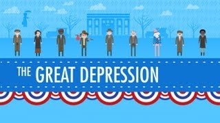 The Great Depression Crash Course US History 33 [upl. by Avirt]