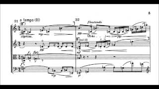 Alban Berg  Lyrische Suite Lyric suite With score [upl. by Dillie527]