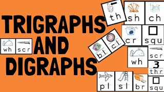 How to teach kids Digraphs and trigraphs  Entire list of words  English grammar [upl. by Ymaj]