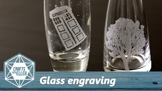 How To Engrave Glass With a Dremel  Beginners Tutorial [upl. by Feinberg]