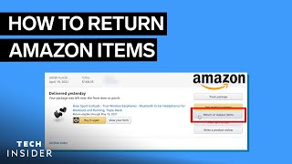 How To Return Amazon Items [upl. by Atiuqrahs]