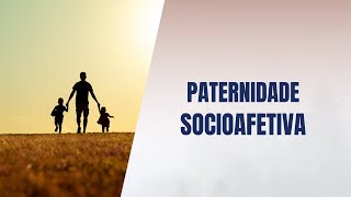 Paternidade socioafetiva [upl. by Egoreg]