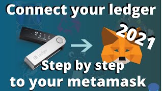 How to connect your ledger device to your Metamask May 2021 [upl. by Reamonn]