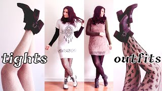 Tights Outfits for Spring 2021 ✴🌻  fashion lookbook [upl. by Faline]