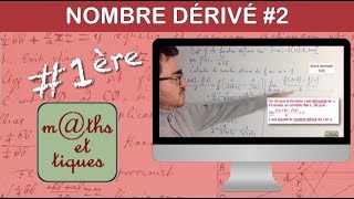 Calculer le nombre dérivé 2  Première [upl. by Notsruht262]