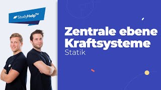 Zentrale ebene Kraftsysteme  Resultierende bestimmen Technische Mechanik  StudyHelp [upl. by Ahsehyt60]