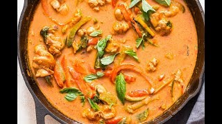 Thai Panang Curry Recipe With Chicken using store bought curry paste [upl. by Bromleigh]