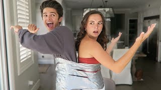 DUCT TAPED TO BRENT RIVERA FOR A DAY [upl. by Jeffers]