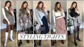 How To Style Tights  Styling Moments [upl. by Percy]