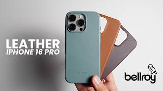 Bellroy iPhone 16 Pro LEATHER Cases EVERY Color Case [upl. by Herrington]