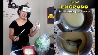 Como hacer Engrudo  how to make Engrudo  Flour Pasta [upl. by Phillane]