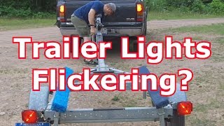 FIX YOUR TRAILER LIGHTS 6  Trick For Flickering Lights [upl. by Meggs]