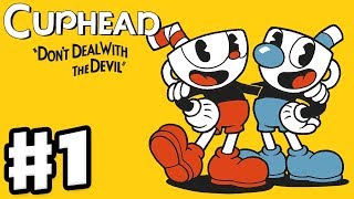 Cuphead  Gameplay Walkthrough Part 1  Dont Deal with the Devil World 1 Bosses PC [upl. by Nivan]