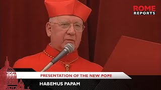 Habemus Papam When Cardinal Medina introduced the new Pope [upl. by Nnylakcaj485]