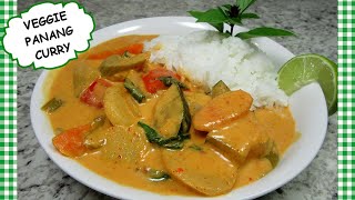 BEST Thai Vegetable Panang Curry Recipe  Spicy Vegetarian Thai Dish [upl. by Ecilahs]