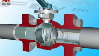 ball valve Animation [upl. by Elocyn108]