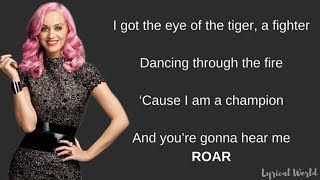 Roar  Katy Perry Lyrics [upl. by Shaikh234]