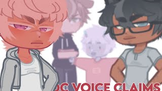 ☆ OC voice claims ☆ [upl. by Ashien]