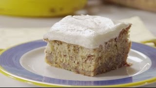 How to Make Banana Cake  Cake Recipes  Allrecipescom [upl. by Nasia]