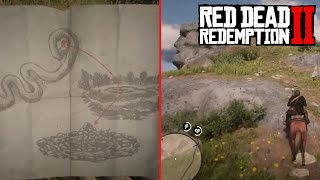 RDR2 ALL 3 Poisonous Trail Map Treasure Locations [upl. by Cote]