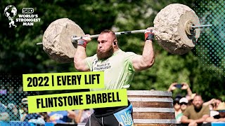 EVERY LIFT  Flintstone Barbell  2022 SBD Worlds Strongest Man [upl. by Kuth82]