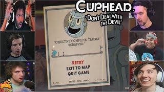 Gamers Reactions to Dr Kahls Robot BOSS No Progress Made  Cuphead [upl. by Zeugirdor]