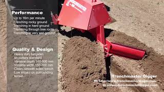 Trenchmaster PTO Trencher Introduction video [upl. by Constance4]