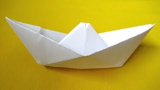 Como hacer un barco de papel  how to make a paper boat [upl. by Russel]