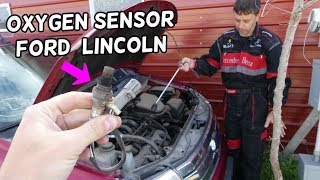 HOW TO REPLACE OXYGEN SENSOR BANK 2 SENSOR 1 FORD LINCOLN 35 37 [upl. by Allianora]