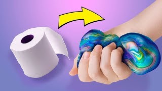 12 INCREÍBLES MANUALIDADES CON SLIME [upl. by Ococ881]