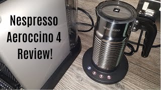 Nespresso Aeroccino 4 Milk Frother Review  Worth upgrading from the Aeroccino 3 [upl. by Fisuoy249]