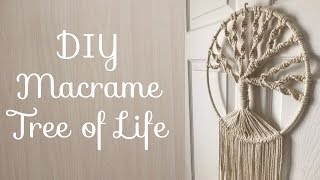 Macrame Tree of Life Tutorial DIY [upl. by Fortunato]