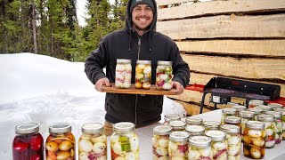 Pickling 350 Eggs  Preserving Food for Winter in Alaska [upl. by Markland]