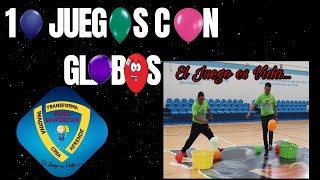 10 Juegos con Globos 🎈 [upl. by Adella]