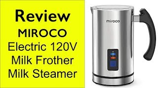 Review Miroco Milk Frother  How to make froth milk at home [upl. by Llirred245]