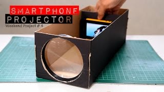 Build A Smartphone Projector Using Shoebox [upl. by Nagaem]