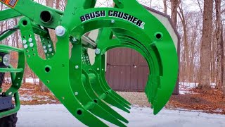 Westendorf Brush Crusher Overview A Grapple That Doesnt Need Additional Hydraulics [upl. by Yelnet]