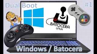 Pleilleurs Choice 1 Dualboot Windows 10 and Batocera [upl. by Tnelc]