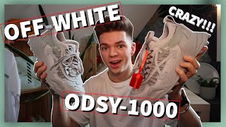 CRAZIEST OffWhite Shoes OffWhite ODSY1000 UnboxingtryonReview [upl. by Ashling893]